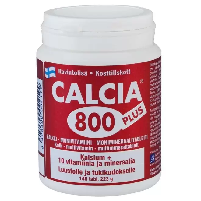 Calcia 800 Plus 140 tab tuote hintaan 12,9€ liikkeestä Life