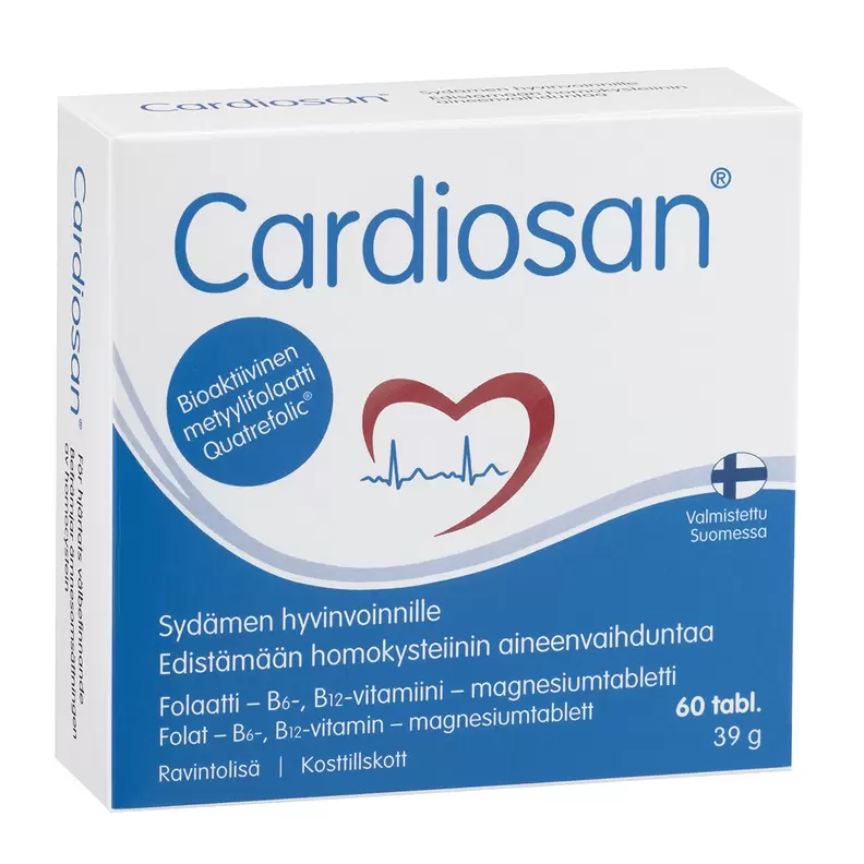 Cardiosan 60 tab tuote hintaan 7,9€ liikkeestä Life