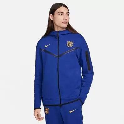 Barcelona Huppari NSW Tech Fleece Tuulitakki - Navy/Kulta tuote hintaan 69,95€ liikkeestä Unisport