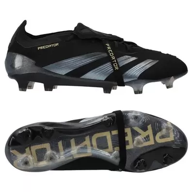 Adidas Predator Elite Fold-over Tongue FG Dark Spark - Musta/Harmaa/Kulta tuote hintaan 224,95€ liikkeestä Unisport