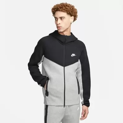 Nike Huppari NSW Tech Fleece 24 FZ - Harmaa/Musta/Valkoinen tuote hintaan 103,95€ liikkeestä Unisport