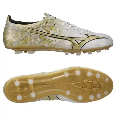 Mizuno Alpha Elite AG Prism Gold - Valkoinen/Kulta/Musta tuote hintaan 129,95€ liikkeestä Unisport