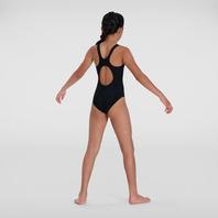 Girls' Plastisol Placement Muscleback Swimsuit Black/Orange tuote hintaan 12€ liikkeestä Speedo Swimwear