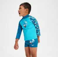 Infant Boys' Long Sleeve Printed Rash Top Blue tuote hintaan 15€ liikkeestä Speedo Swimwear